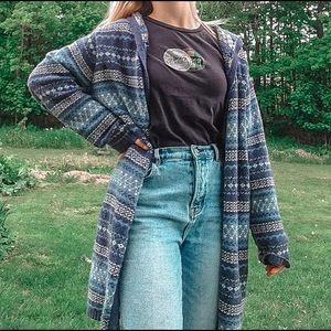 Boho Full Length Knit Sweater